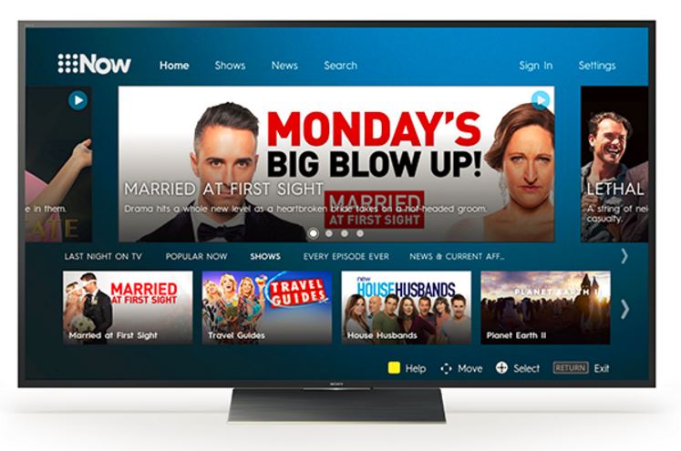 TV Nine Now available on Sony TVs